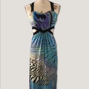 ASOS Long dress with side cut outs